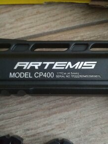 Vzduchová pištol vzduchovka na CO2 Artemis CP400 kal.4,5mm - 2