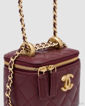 Kabelka Chanel Classic Burgundy Lambskin - 2