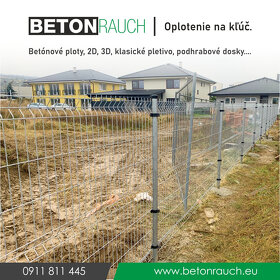 Kvalitné betónové ploty - zaručene najnižšie ceny v PB - 2
