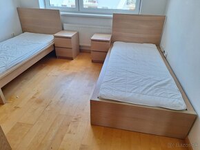 Predám-Dve jednolôžkové postele-IKEA-90x200 cm Nitra - 2