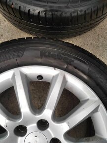 Predám 5x110 Opel disky R16 205/55 letné pneu. - 2