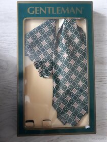 Pánska kravata a vreckovka - 2
