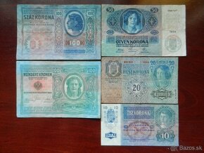 Bankovky staré RU a staré Rakúsko - 2