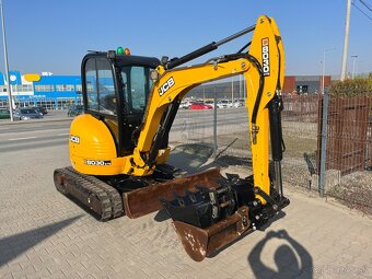 Minibager minirypadlo JCB 8030 ZTS, Kubota Yanmar, 2017rv - 2