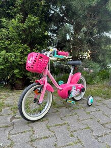 Detský dievčenský bicykel BTWIN 14" - 2