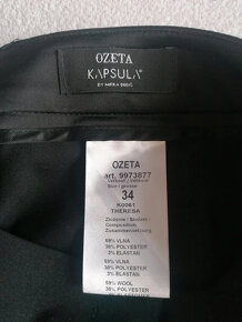 Ozeta x kapsula čierne nohavice XS - 2