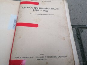 Predám kniha Katalóg náhradných dielov na Lada 1600 - 2