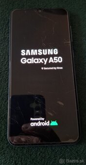 Samsung A50, krabica, prasknuté sklíčko - 2