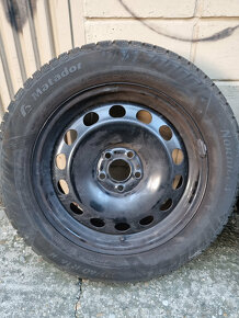 Zimné pneu 195/60 R16 + plech disky 5x100 6Jx16 H2 ET35 - 2