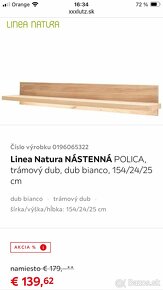 Predam nastennu polocu Linea Natura - 2