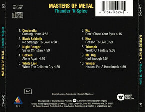 CD Masters Of Metal: Thunder 'N Spice 1990 - 2