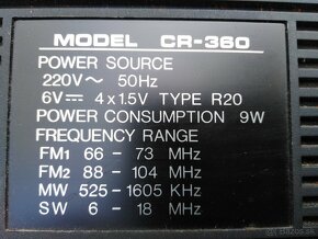 Radiomagnetofon FAIR MATE CR-360 (ASAHI) - 2