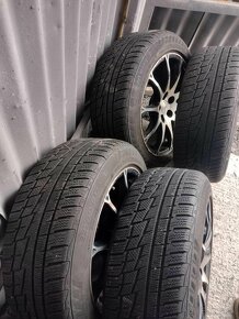 4ks alu disky 5x114 R17 pneu 225/50 r17 5,5mm - 2