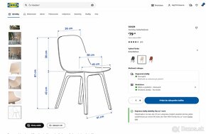IKEA ODGER na predaj 2ks - 2