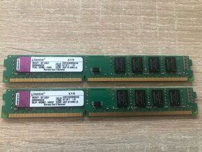 Kingston SDRAM 4GB 2x2GB DDR3 1333 CL9 - 2