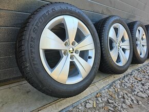 ŠKODA HELIOS 5x112+Zimné 215/55 R17 DUNLOP SUPERB III - 2