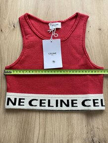 celine červený top S,M - 2