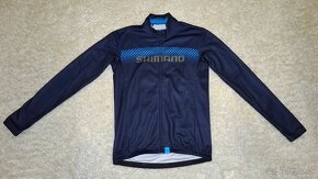 Shimano pánsky dres TEAM LONG navy veľkosť M - 2