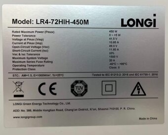 LONGi 450W - 2