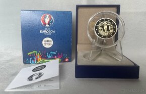 Pamätna 2€ minca Francuzsko Uefa, Euro 2016 PROOF - 2