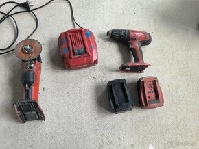 Hilti náradie + nabijčka + batérie - 2