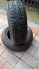 2 ks ZIMNÉ 185/60 R14 82T  KLEBER cca 7-7,5 mm LEN 15,-€/kus - 2