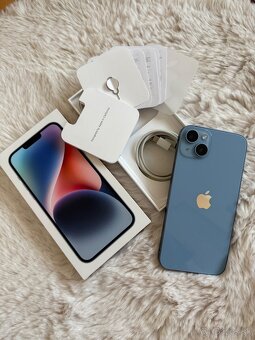 Predám Apple  iPhone 14 plus,256GB, modrý,top stav - 2