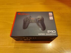 4x Natec Genesis P10, gamepad, PC, káblový, USB - 2