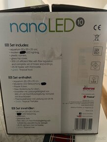 Predám Diversa akváriový set Nano LED 10 litrov - 2