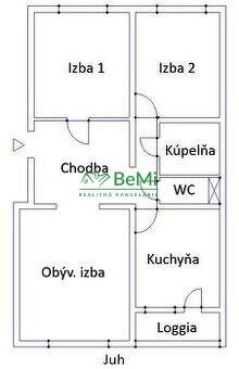 Útulný 3 izb.byt v Lipanoch na skvelom poschodí - 2