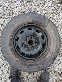 Predám rezervu koleso 175/80 R14 5x100 zimná pneu - 2