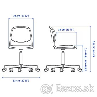 Predám výškovo nastavitelný stôl IKEA PÅHL - 2