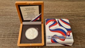Medaila - 30.výročie vzniku samostatného Slovenska - proof - 2