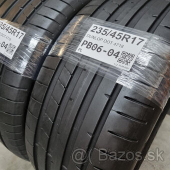 Letné pneumatiky 235/45 R17 DUNLOP DOT4718 - 2