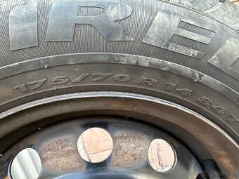 Letne pneumatiky PIRELLI 175/70 R14 na diskoch 4x100 - 2