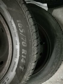 Pneumatiky s diskami 165/70 R14  r.v.5/2022 - 2