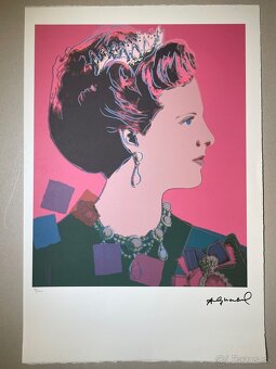 Andy Warhol "Elizabeth II" Limitovaná edícia_Certifikát - 2