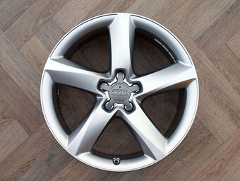 19" 5x112 ALU KOLA AUDI A7 A8 = ZÁNOVNÍ ORIGINÁL SADA - 2