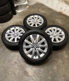 Sada kolies 5x112 R16 , 205/55/16 Mercedes A , B , CLA - 2