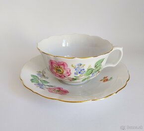 Starožitné porcelánové čajové šapo Míšeň - Meissen - 2