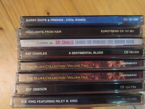 Predám Cd Barry White, Ray Charles, Roy Orbison, B.B.King.. - 2