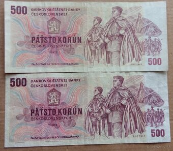 500 kčs 1973 - 2