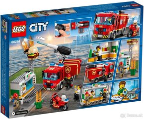 LEGO CITY 60214 - Zásah hasičov v burgárni - 2