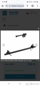 Thule Wanderway 2 + adapter na tretí bycikel - 2