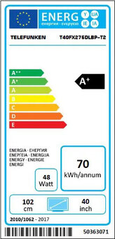 LED TV - uhlopriečka 101 cm - 2