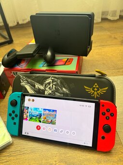 Nintendo Switch Oled + Nintento Controller + Hry - 2