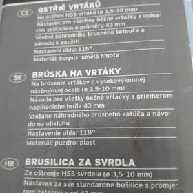 bruska na vrtaky - predam - 2