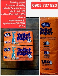 Toaletny papier-Wc Papier 24ks - 2