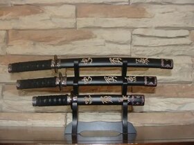 Sada miniatúrnych samurajských mečov - 2