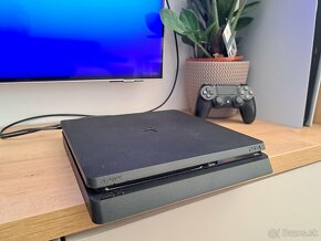 PS 4 Slim 1TB + 1x ovladac, HDMI a zdrojkabel, Playstation 4 - 2